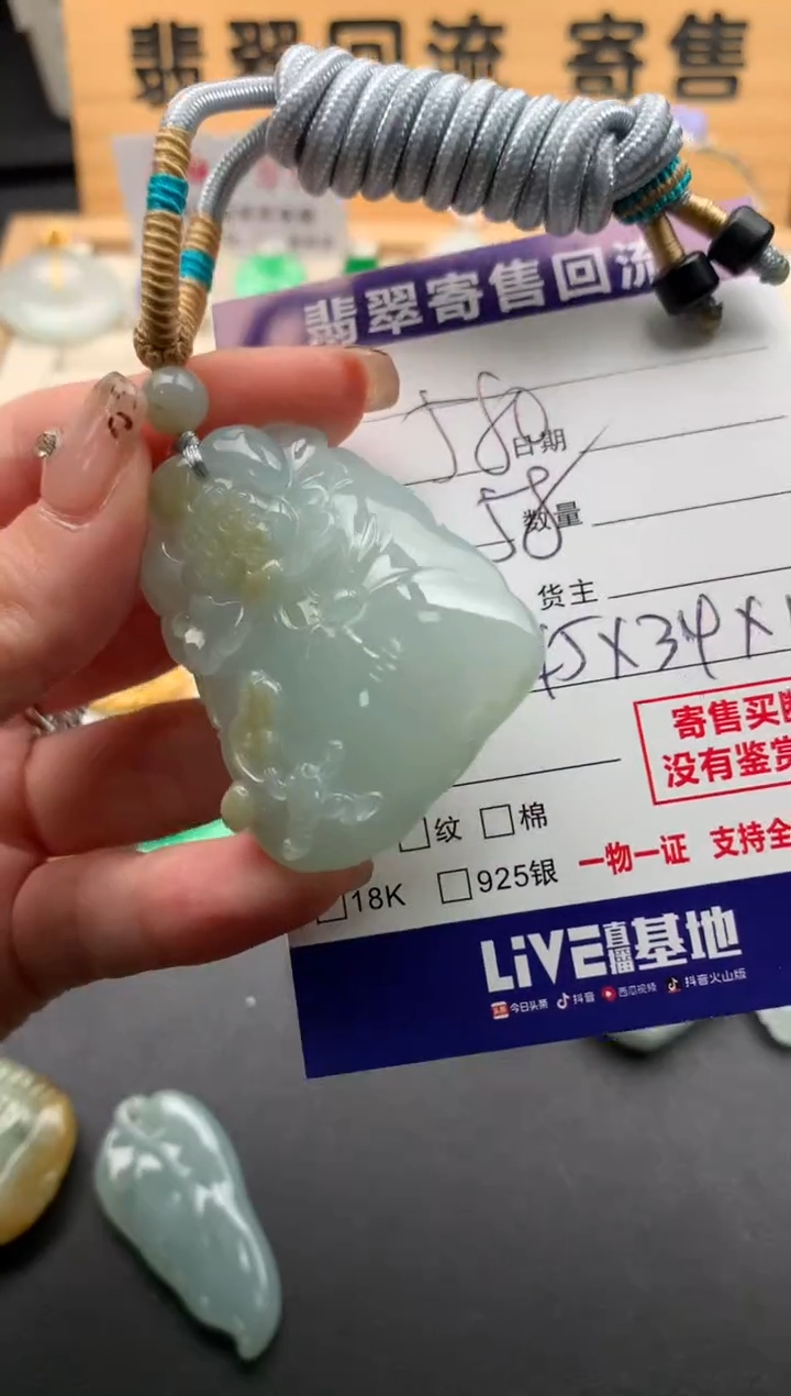 翡翠未镶嵌颈饰10128805