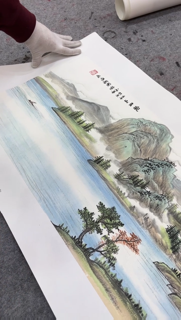 【闪购商品】国画郑乐华绘画手绘作品30-67