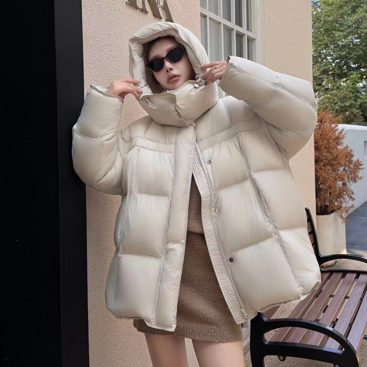 成人～简约高级感90白鸭绒羽绒服 YA-3694