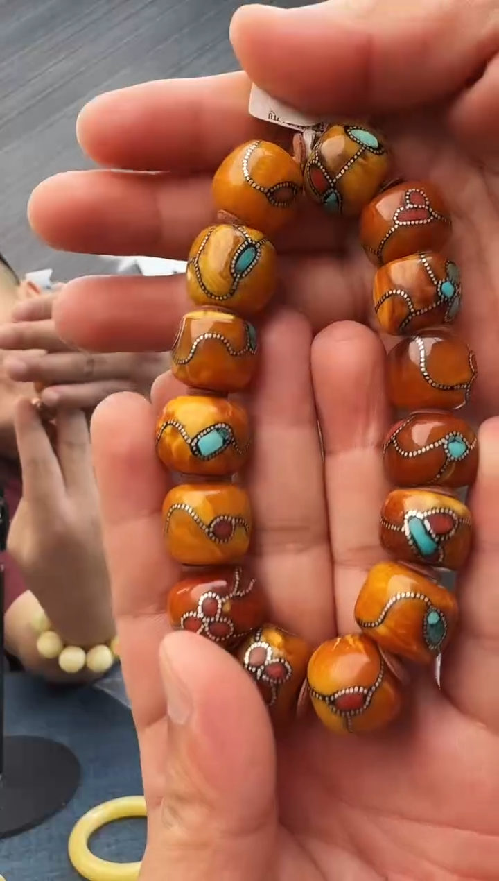 蜜蜡未镶嵌珠宝奇石假一罚十52，16发一件