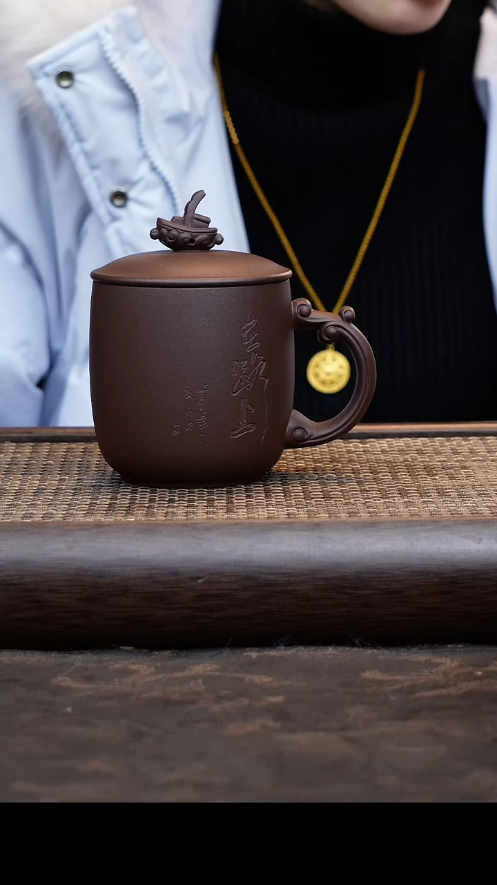 【闪购商品】紫砂茶杯紫砂杯一帆风顺