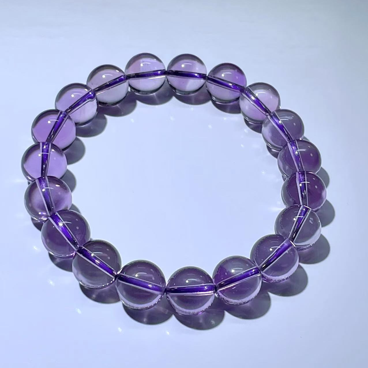 【秋先生】巴西紫水晶天然水晶手串（多样性发其一）