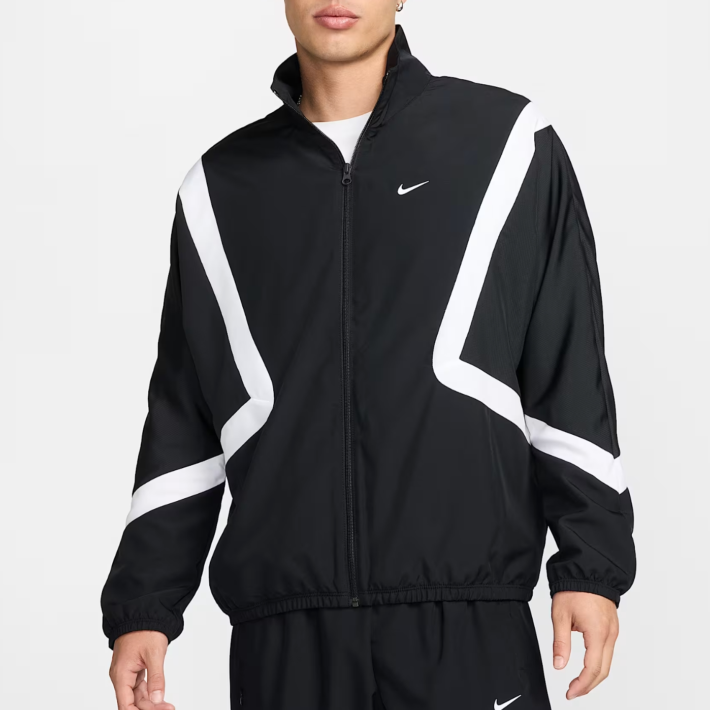 NIKE/耐克男子Icon时尚休闲夏季连帽防风梭织篮球夹克FZ0249010