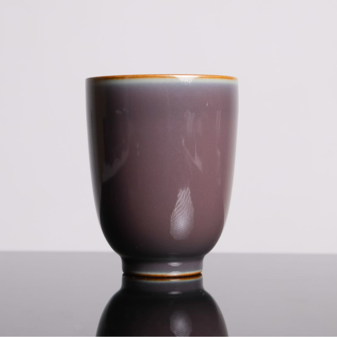 【器度甄选】天予窑 紫韵系列 大手握杯色釉主人杯