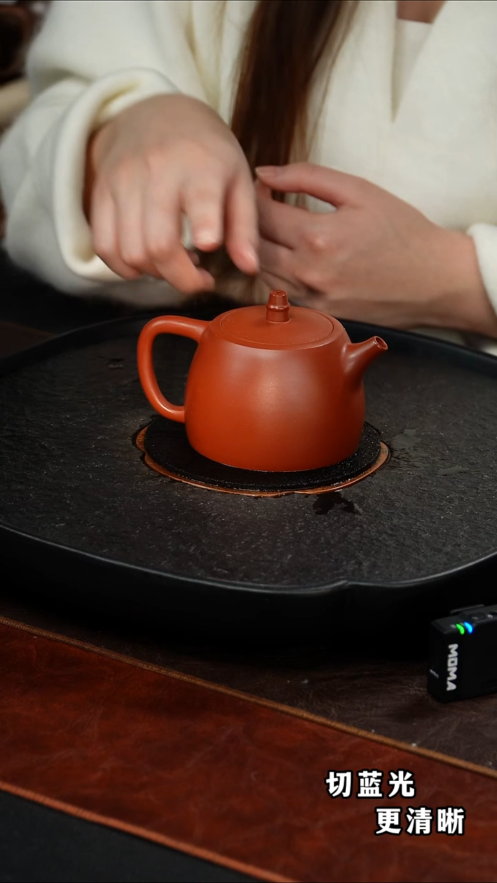 茶壶紫砂汉铎13 朱泥 250毫升 LGZ