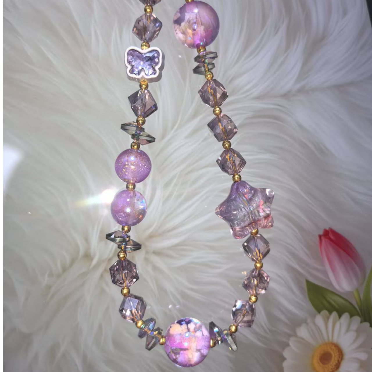 手工制作女款创意搭配手机链ins风个性包挂