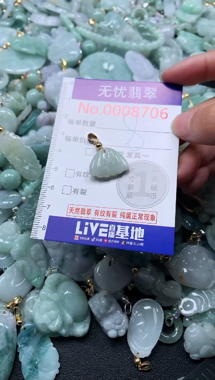 颈饰未镶嵌翡翠8706