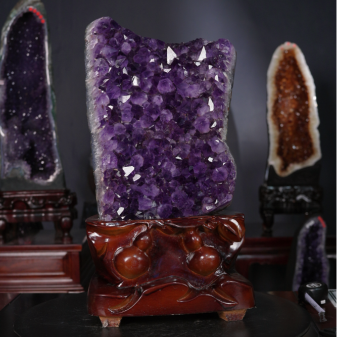 水晶一天然家居摆件52*27