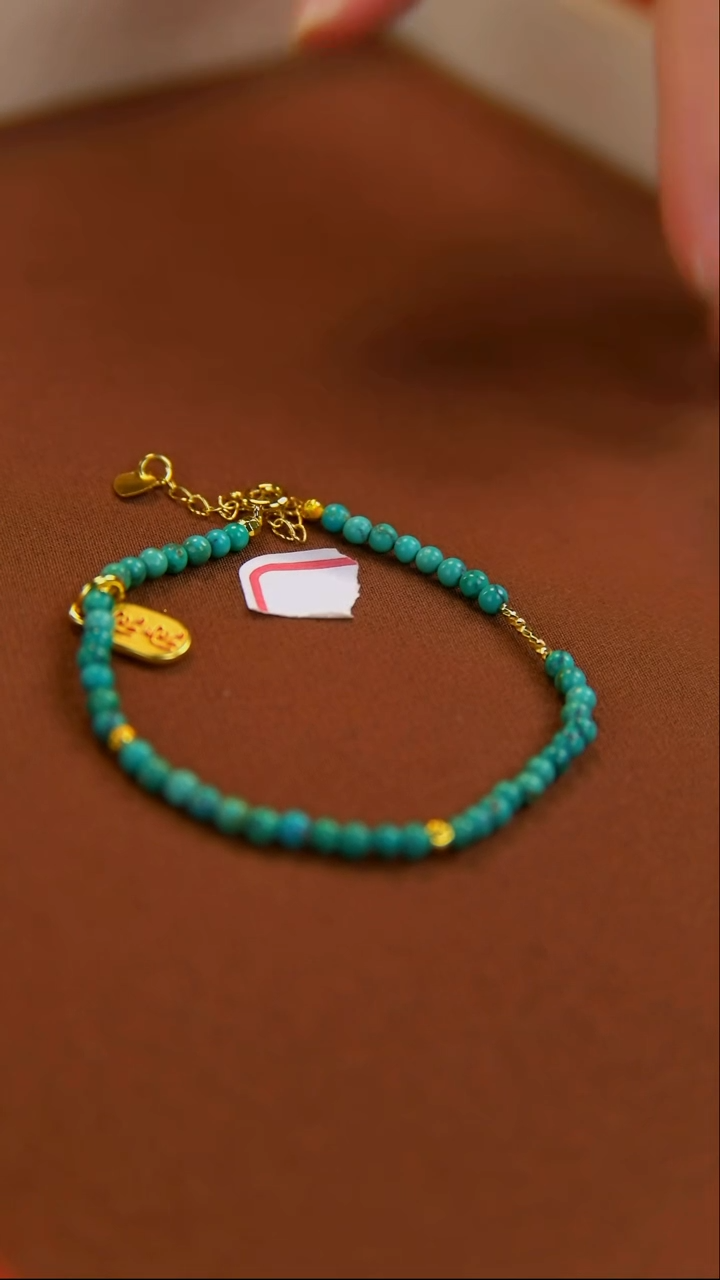 【闪购商品】绿松石珠宝奇石未镶嵌手链