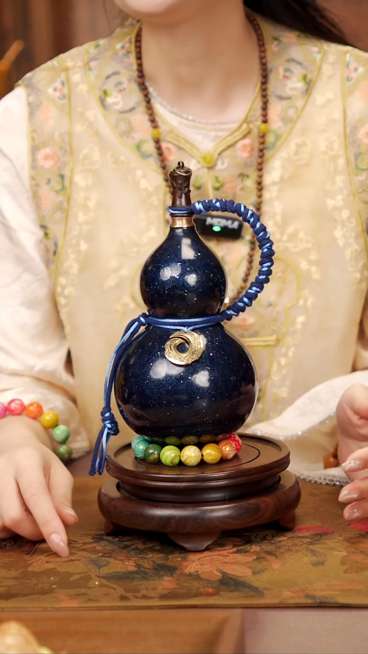 177易林高端工艺大漆酒葫芦--488