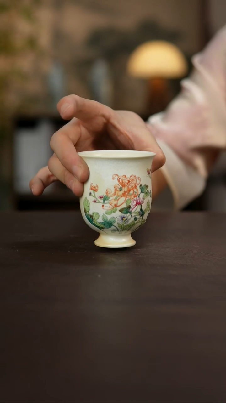 杯景德镇陶瓷杯碗柴烧多人