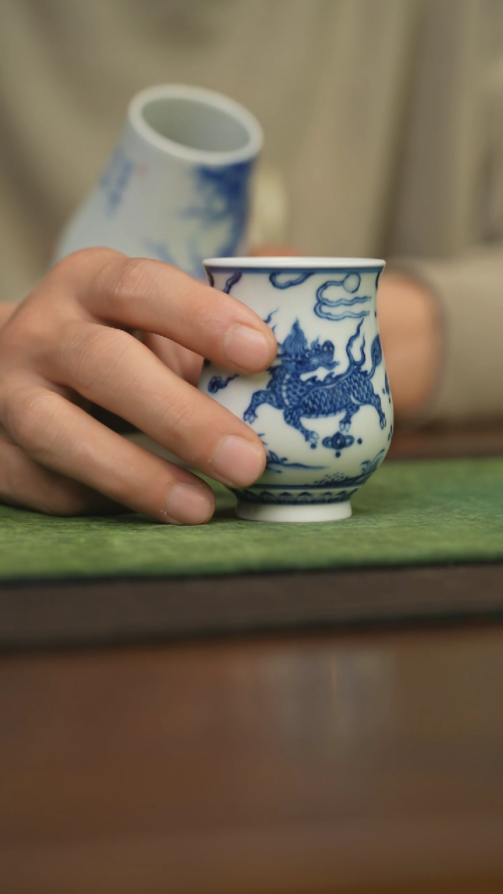 【闪购商品】杯柴窑青花破价福利