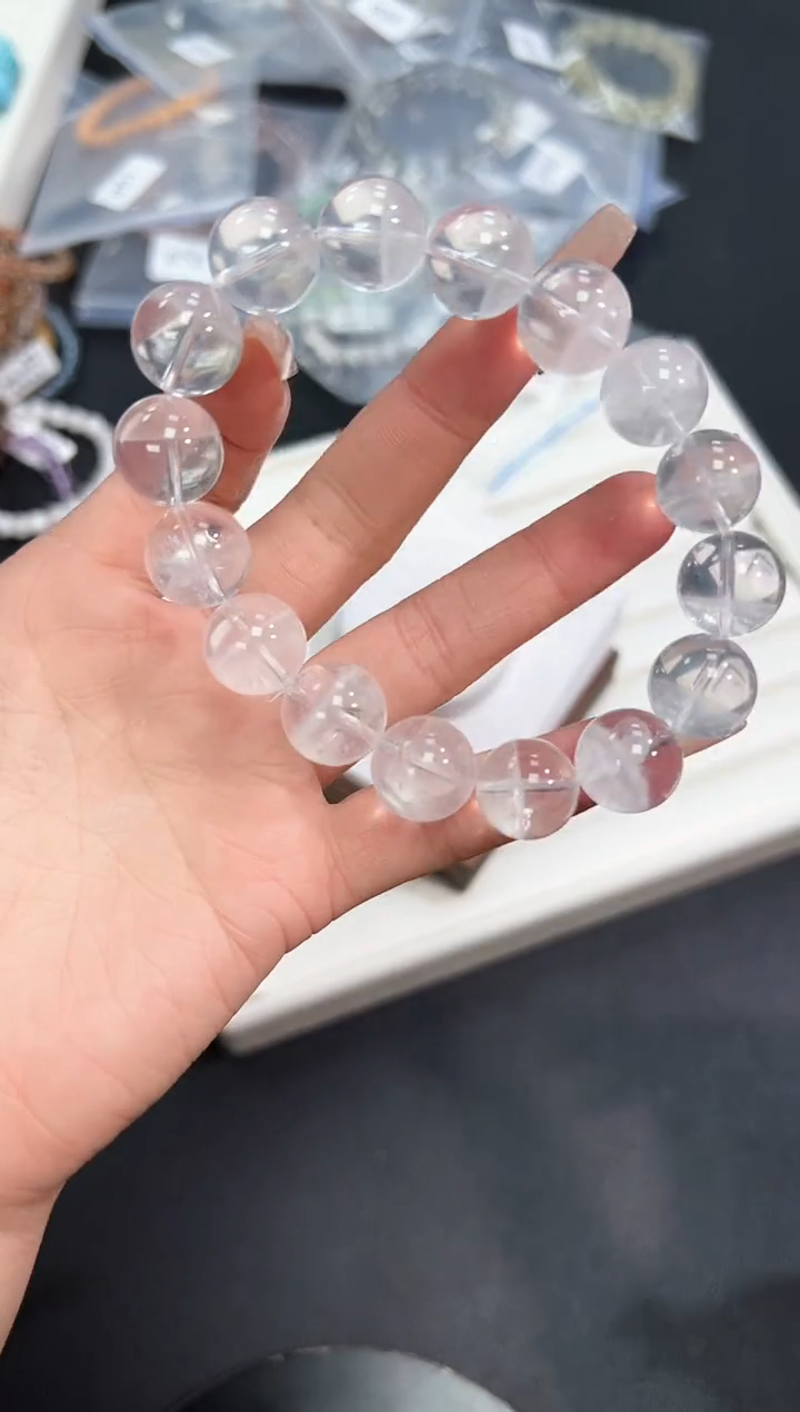 【闪购商品】水晶手串未镶嵌69g多样性发其一/1条默认微瑕