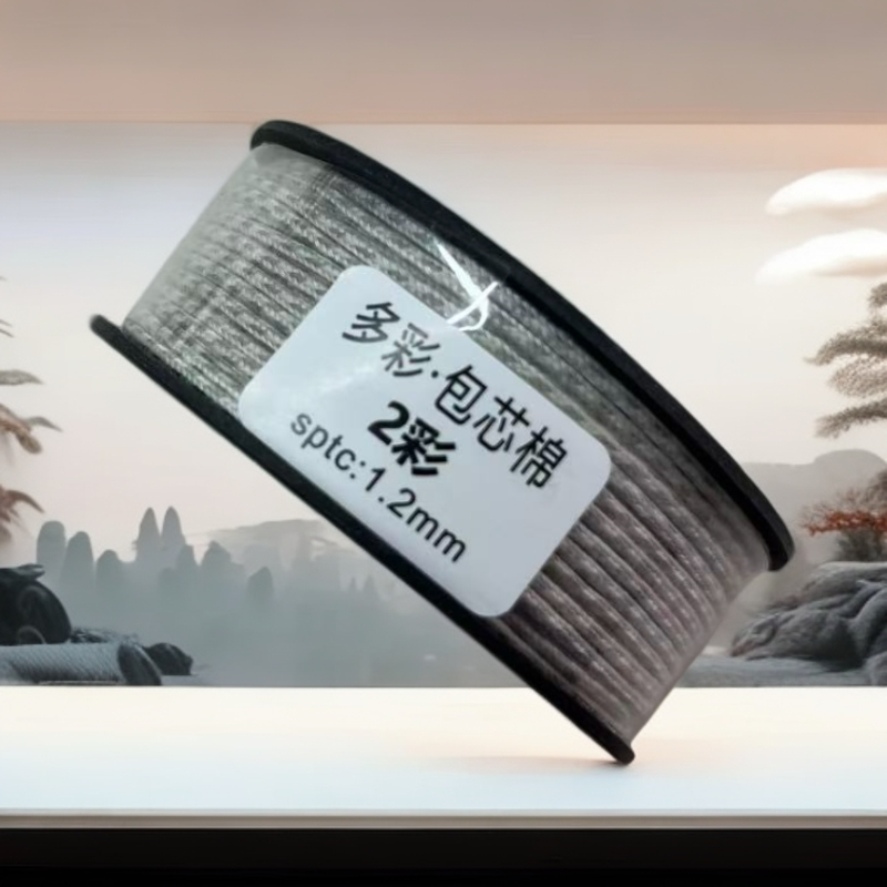 多彩高韧性文玩包芯棉线可烧烫拉丝用于金刚串珠编织（2彩）