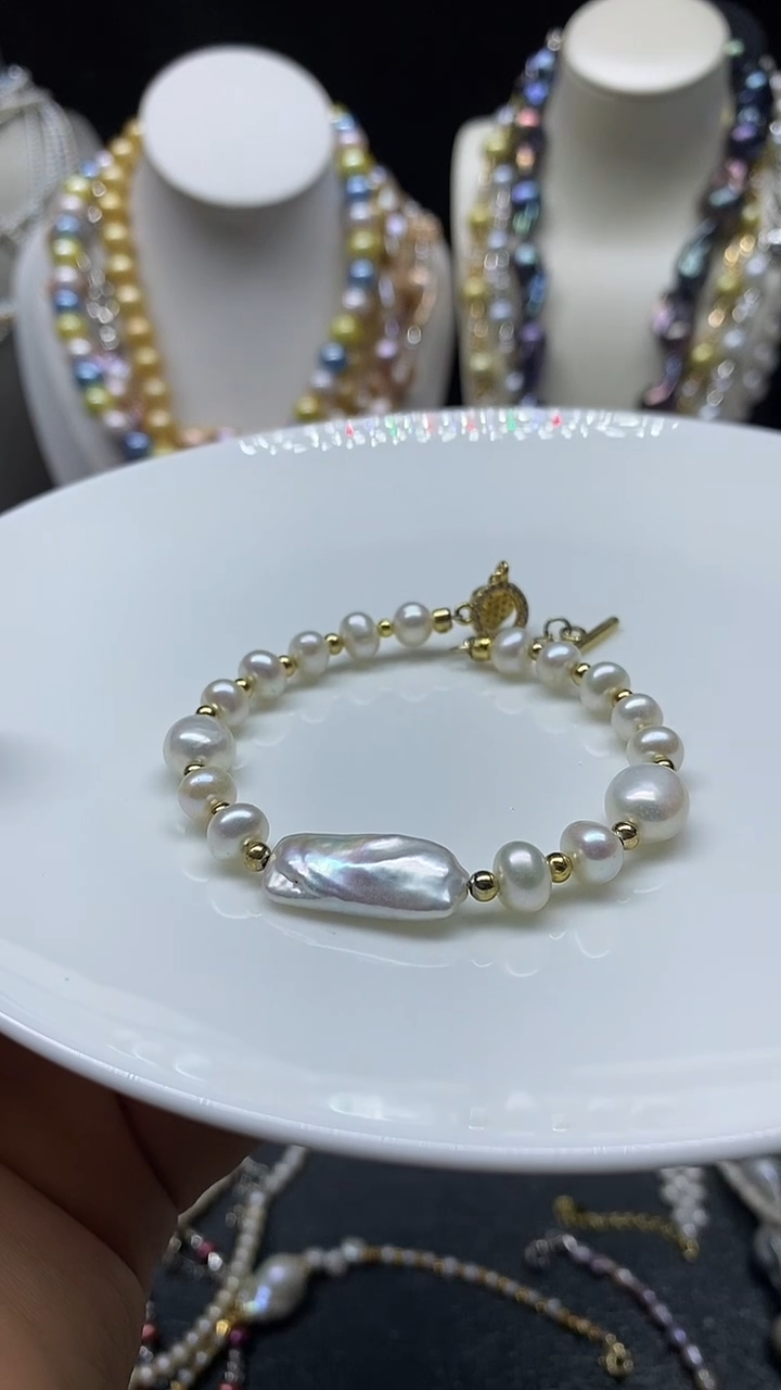 颈饰未镶嵌淡水珍珠多人手链