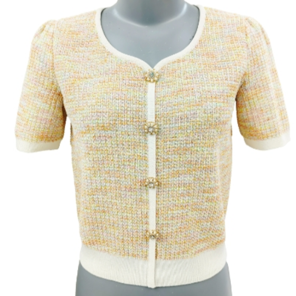 【专柜同款】套头毛针织衫夏季针织开衫小香风气质百搭时尚