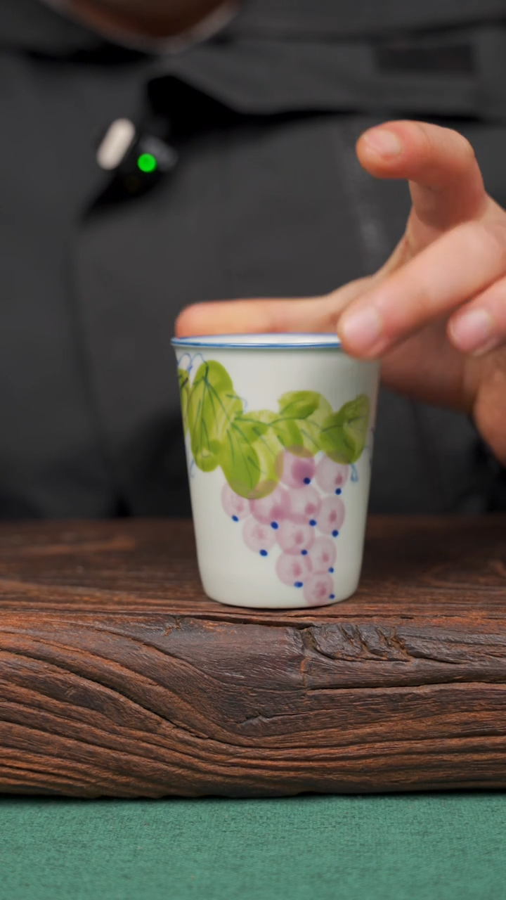 【闪购商品】瓷片19景德镇杯釉下手工手绘瓷器