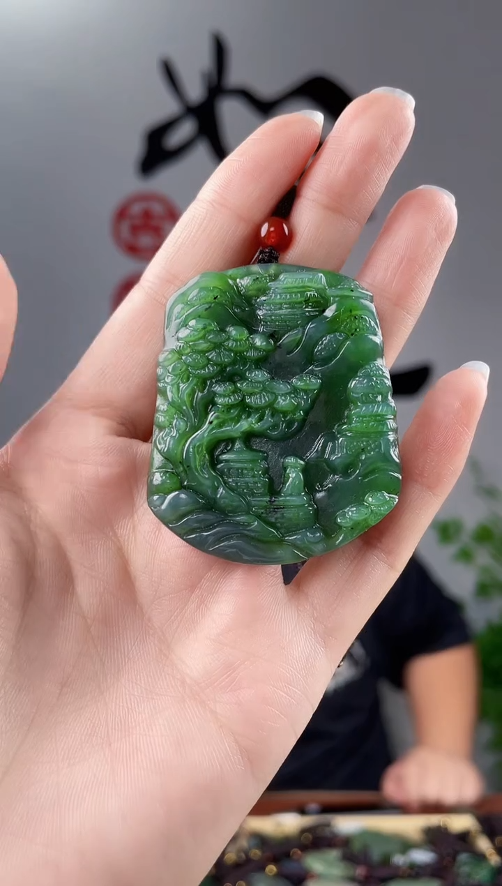 和田玉未镶嵌颈饰拍一发一，多样性发货