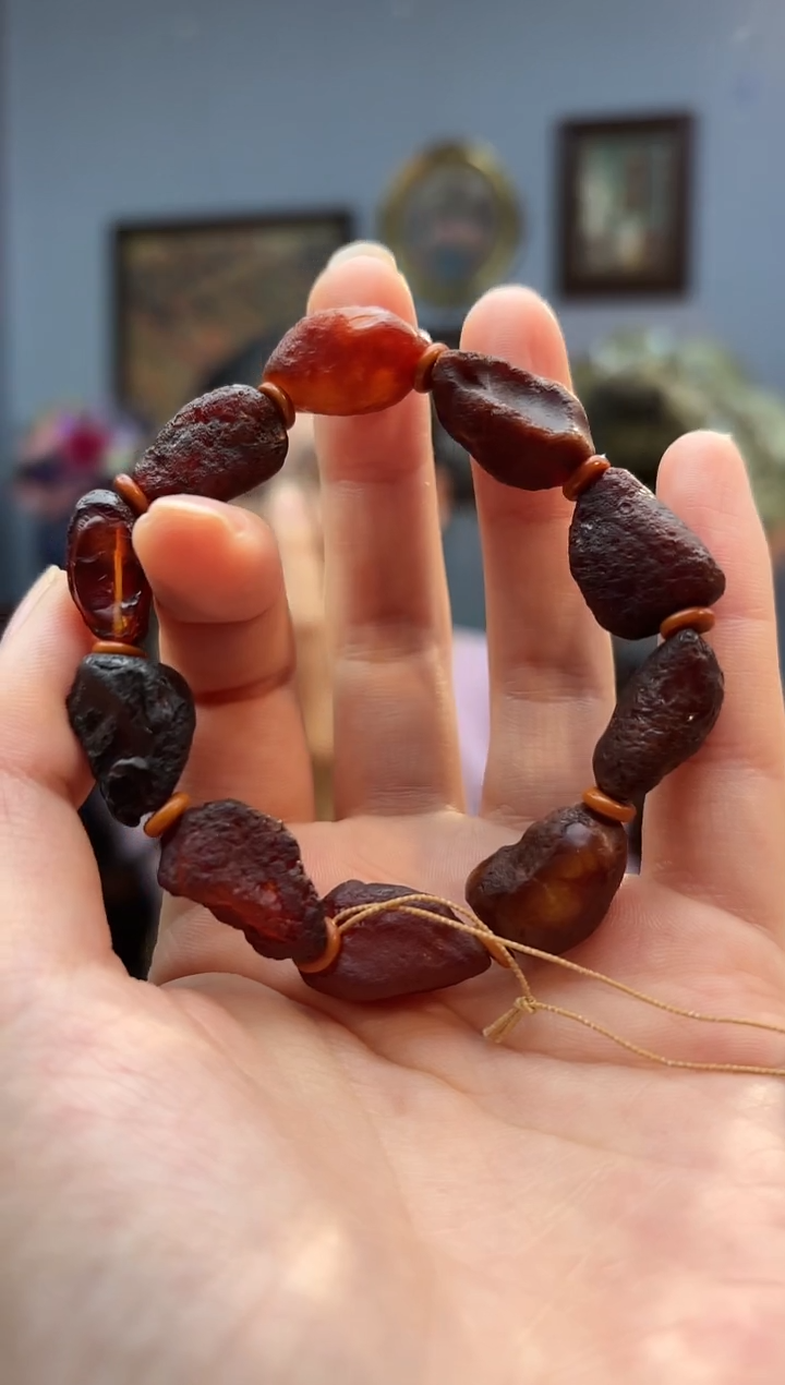 手串琥珀未镶嵌手串