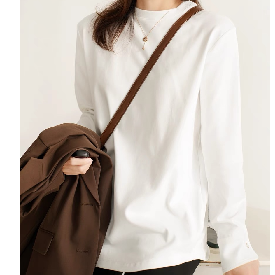 『小虎牙Studio』2025春季新款时尚百搭经典打底衫-2368