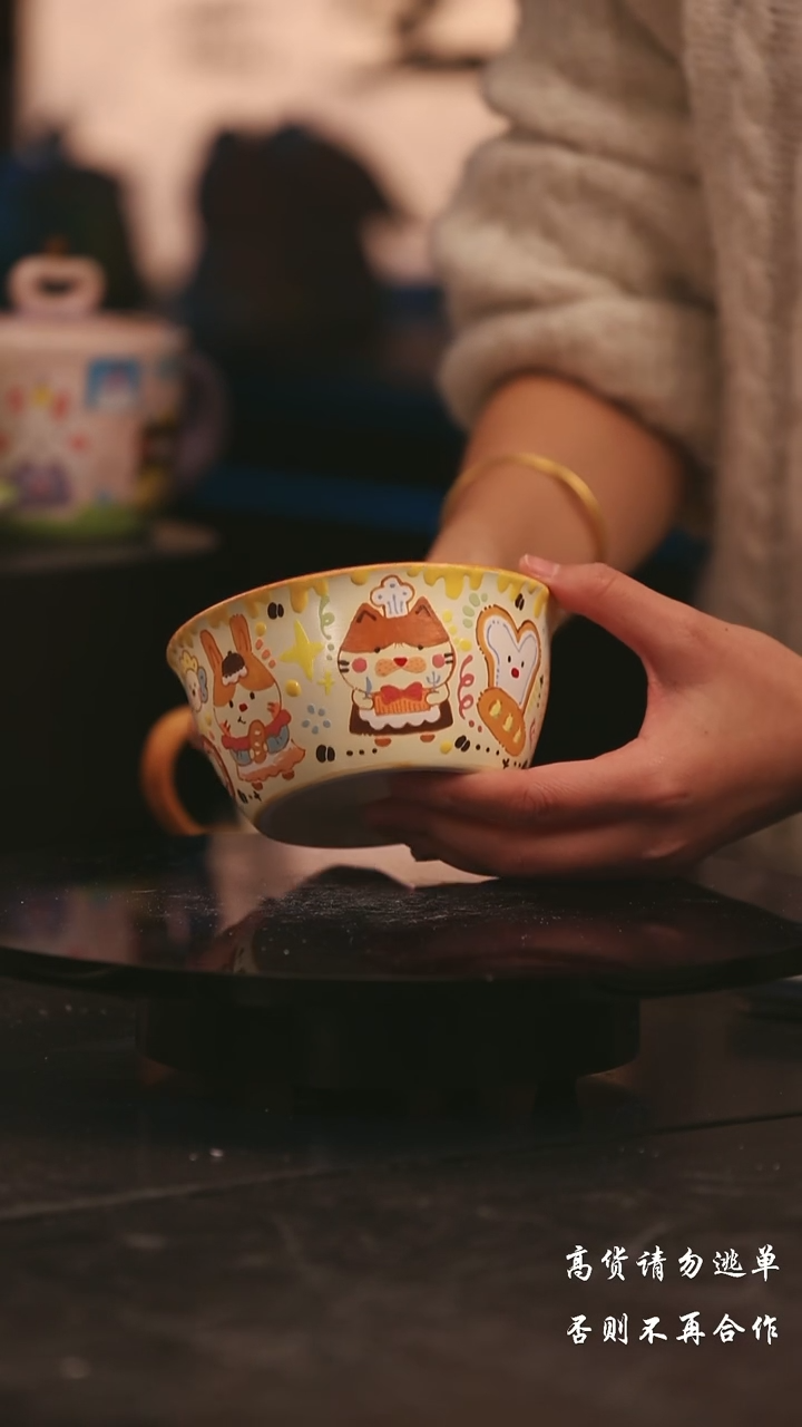 陶瓷景德镇可爱设计师款陶瓷 
