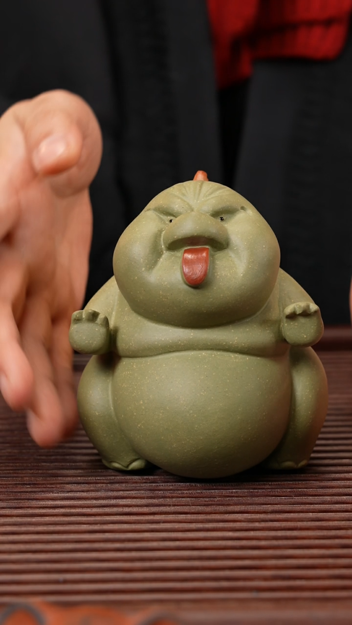 【闪购商品】紫砂茶宠胖哥斯拉