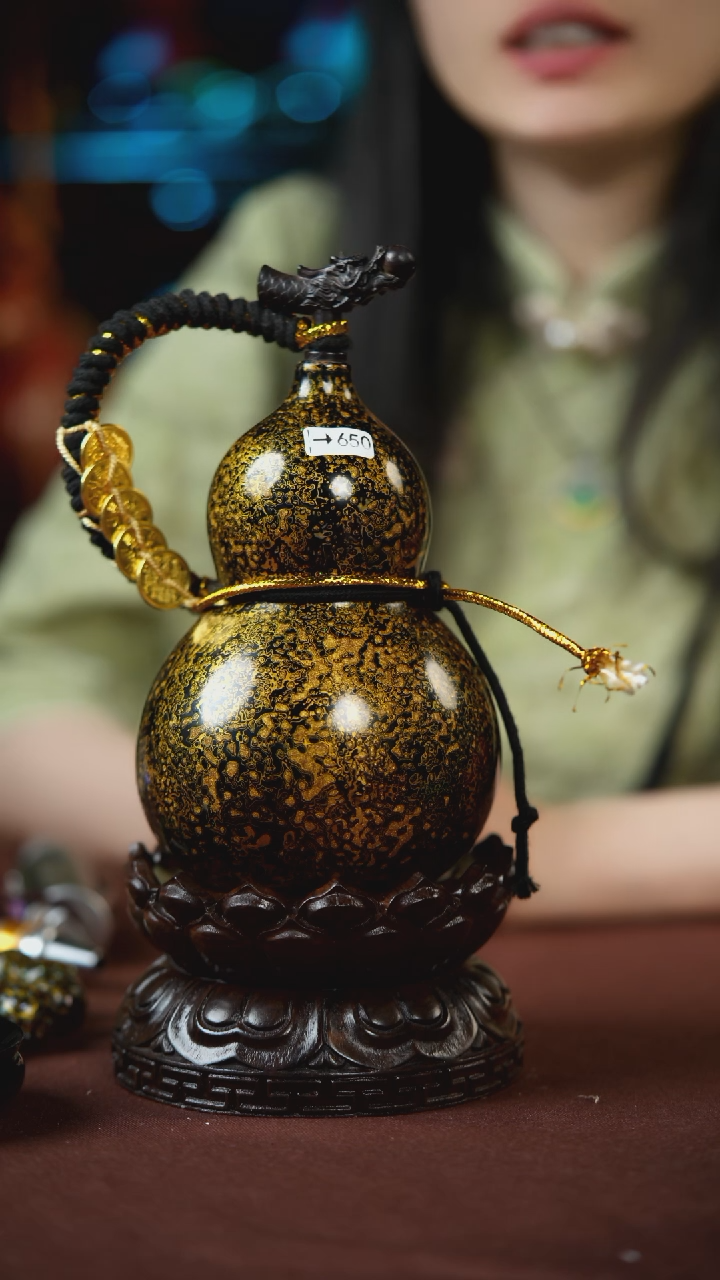 【闪购商品】650号500ml左右的非遗漆器酒葫芦