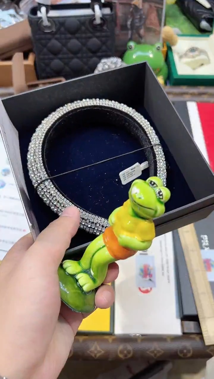 巴洛克水钻发箍..