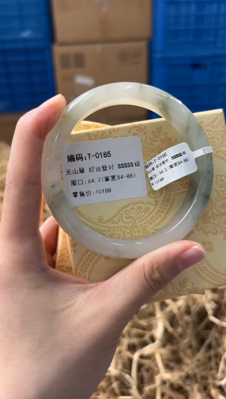 未镶嵌手镯石英质玉T-0185