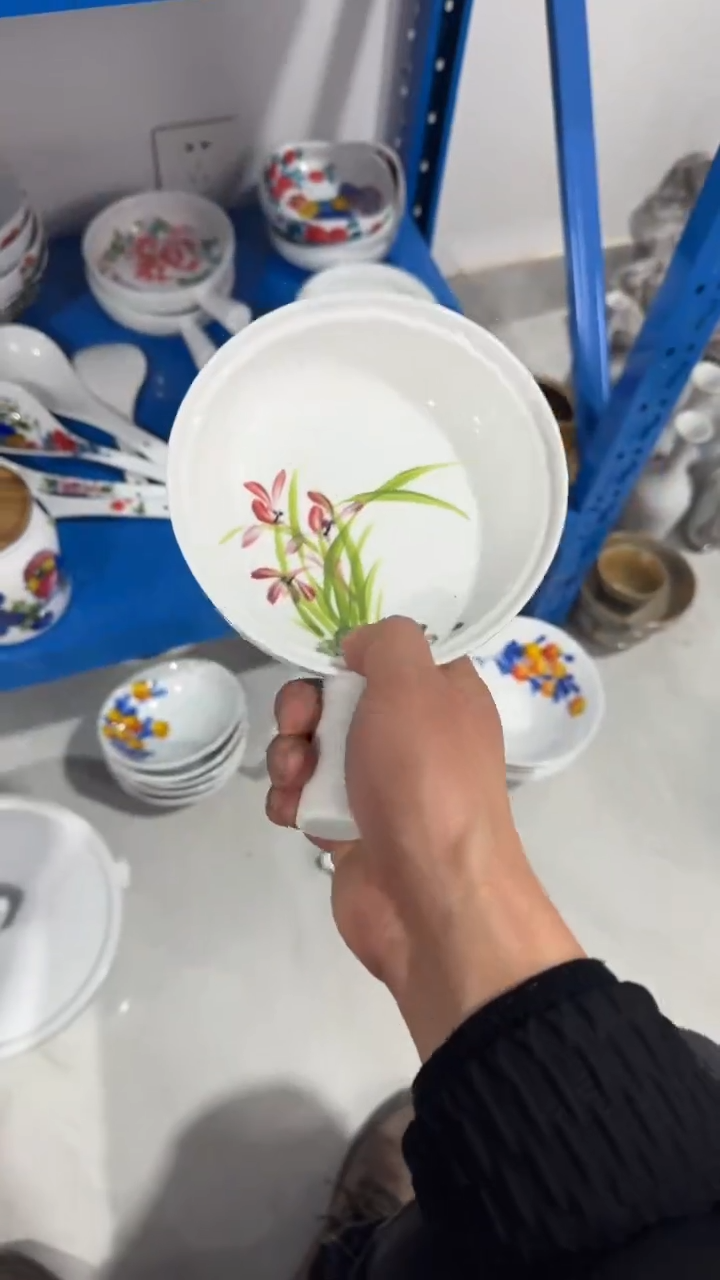 摆件陶瓷景德镇高温瓷（平底锅）福利价微瑕