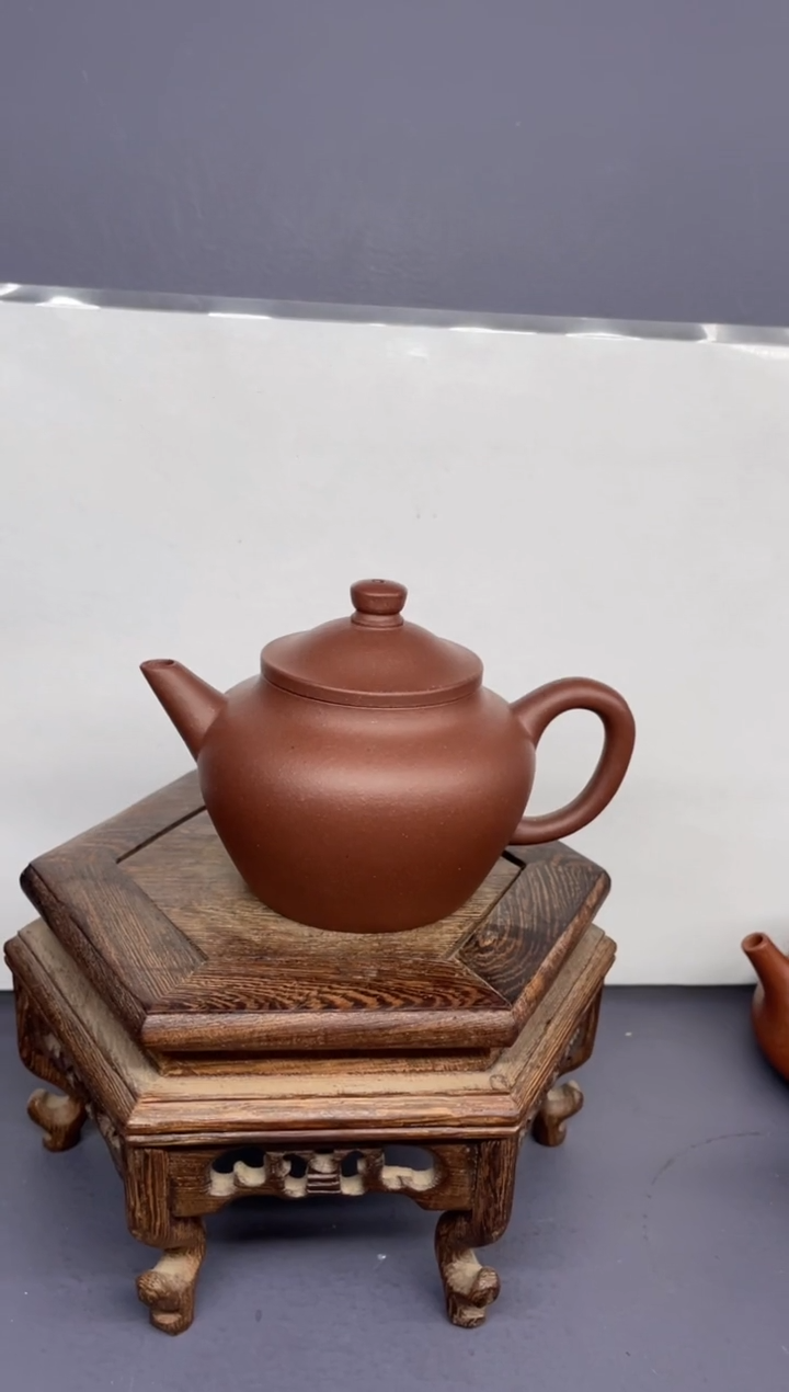 【闪购商品】紫砂茶壶底槽清  笠帽水平