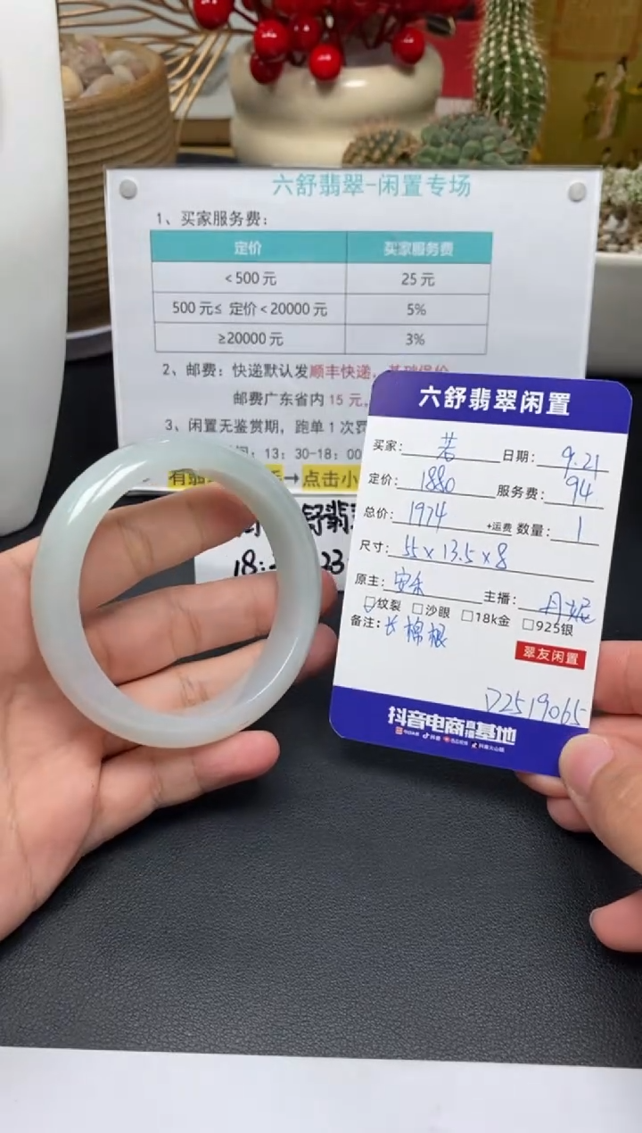 未镶嵌手镯翡翠若D2519065