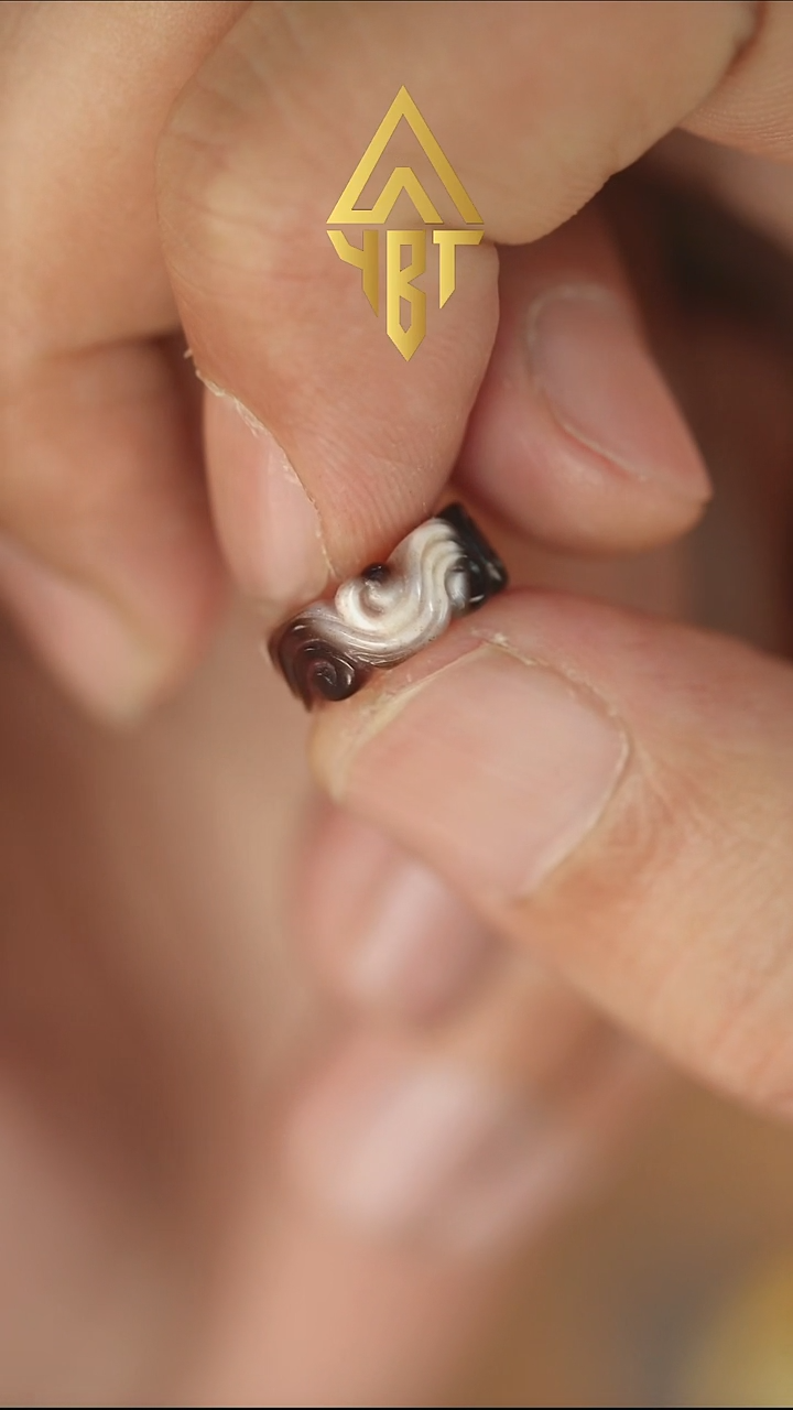 未镶嵌配饰玛瑙/玉髓卡环-适配10-12的串