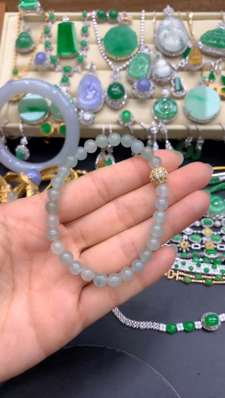 【闪购商品】翡翠手串未镶嵌55-中国好珍宝