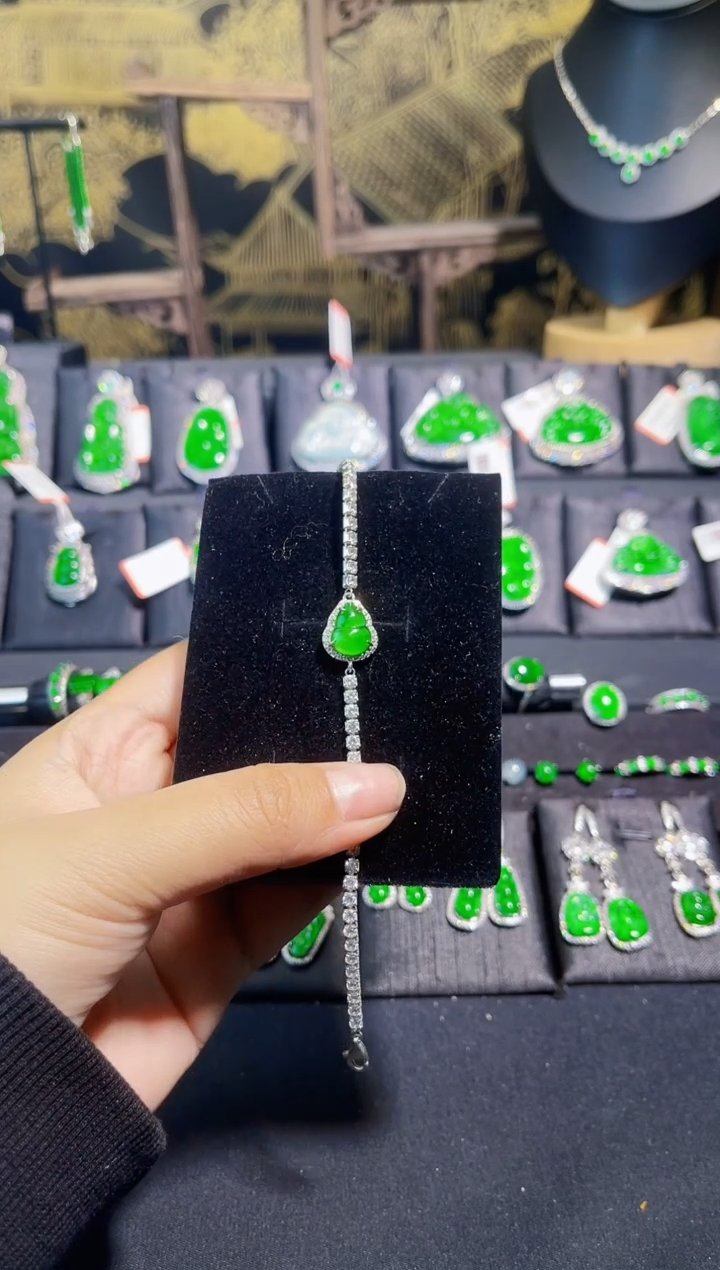 【闪购商品】翡翠手链未镶嵌手链