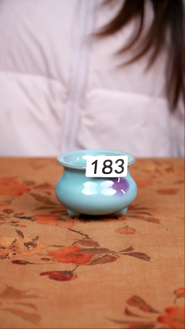 全品钧瓷茶器摆件