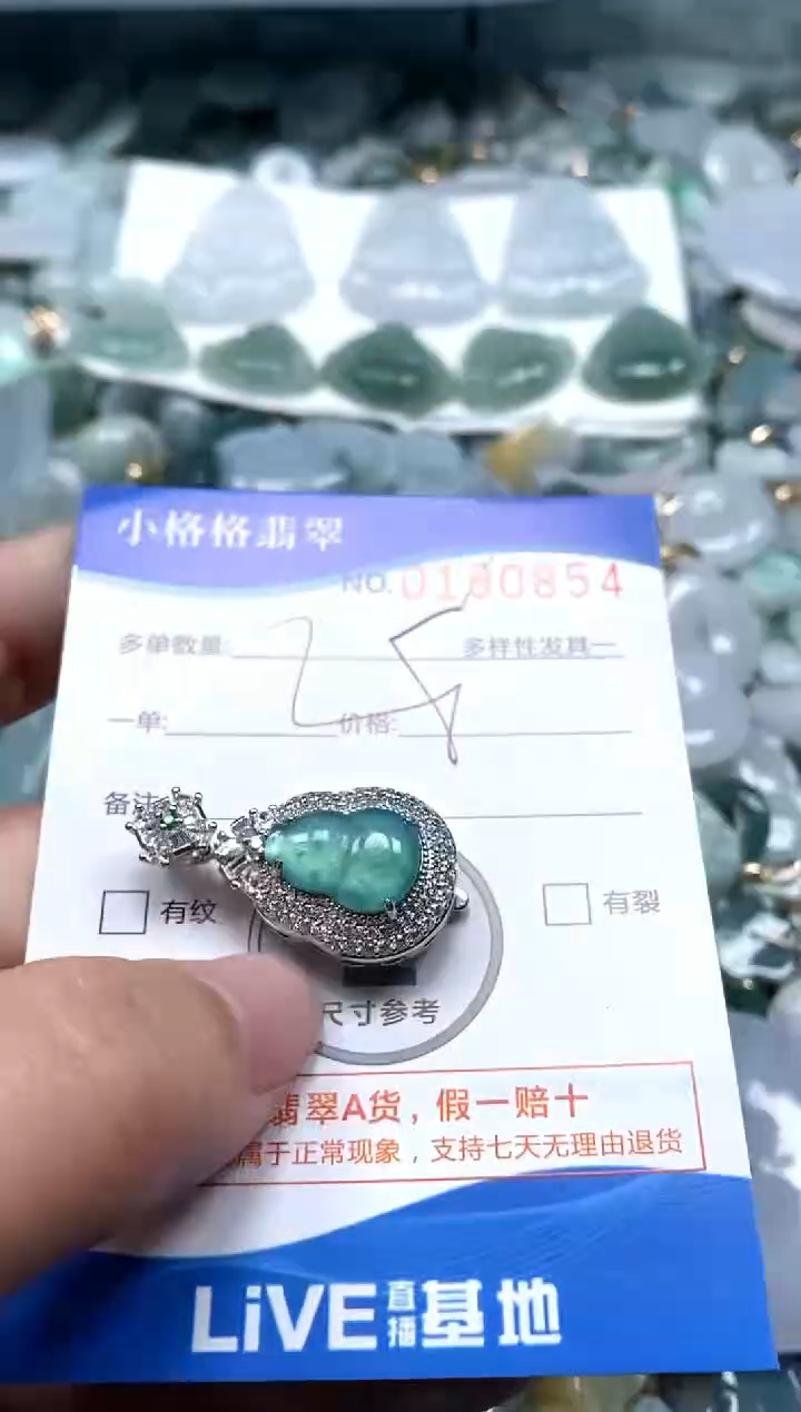 【闪购商品】翡翠颈饰未镶嵌闪购商品0190854