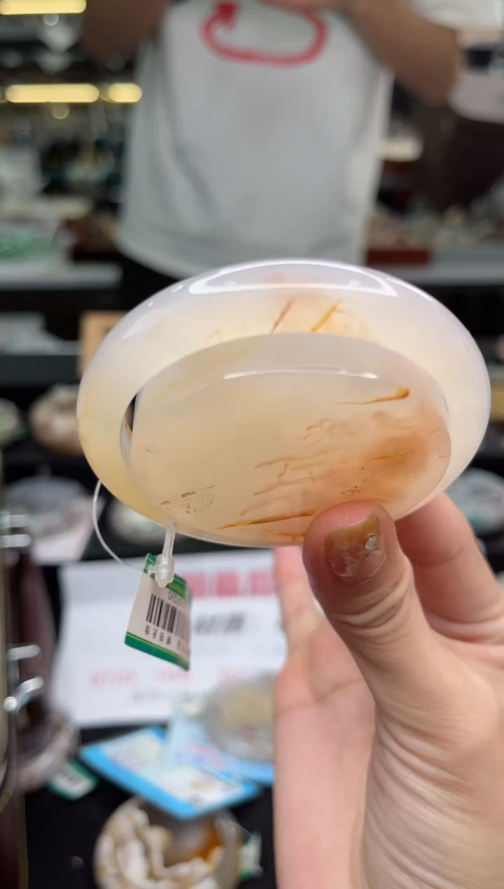 【闪购商品】石英质玉手镯未镶嵌53圈口（赠品镯心）3537030