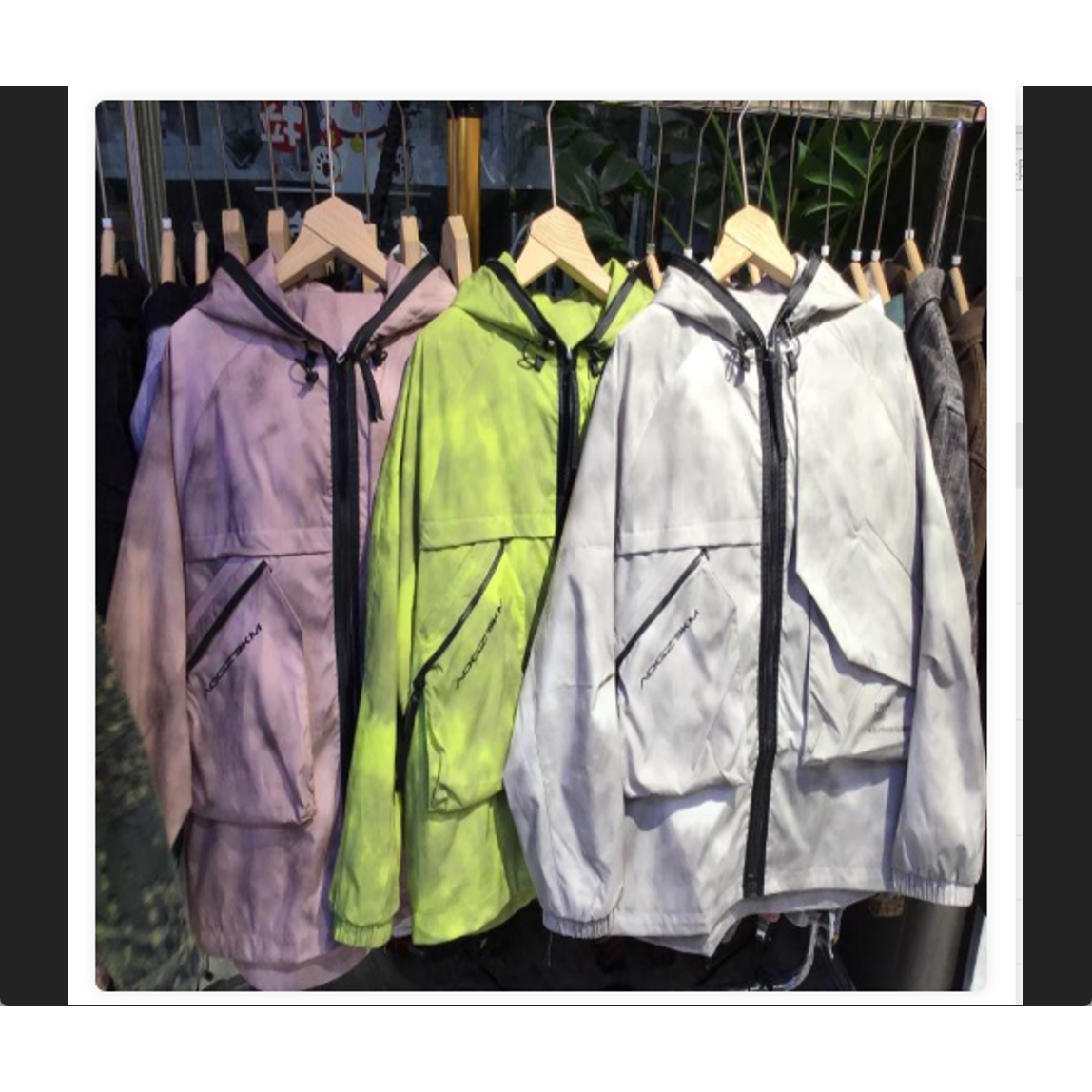 9K776-夹克外套 陈陈男装 夹克简约潮流休闲男女同款 JK9K776 V05