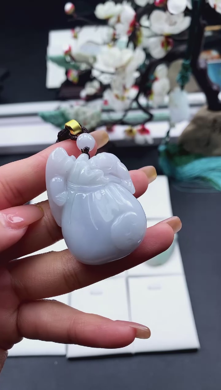 【闪购商品】翡翠颈饰未镶嵌天然缅甸A货翡翠