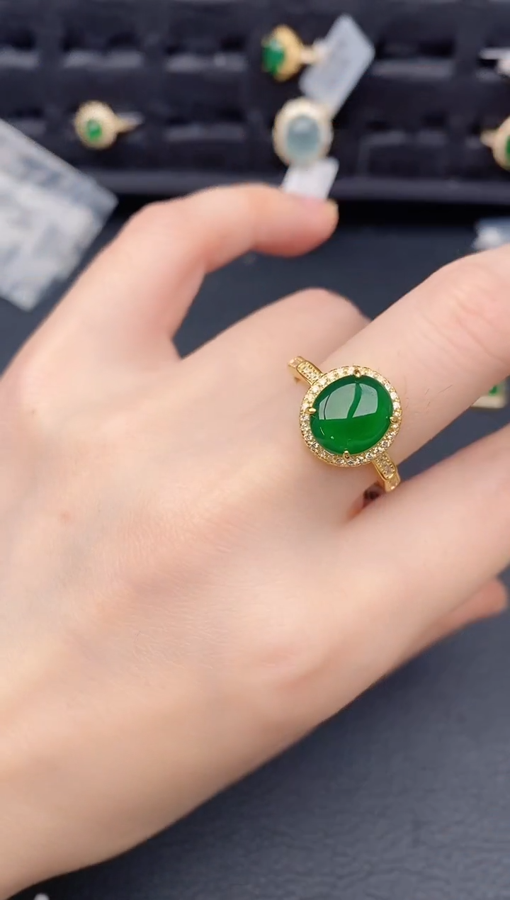 未镶嵌戒指翡翠天然a货翡翠486