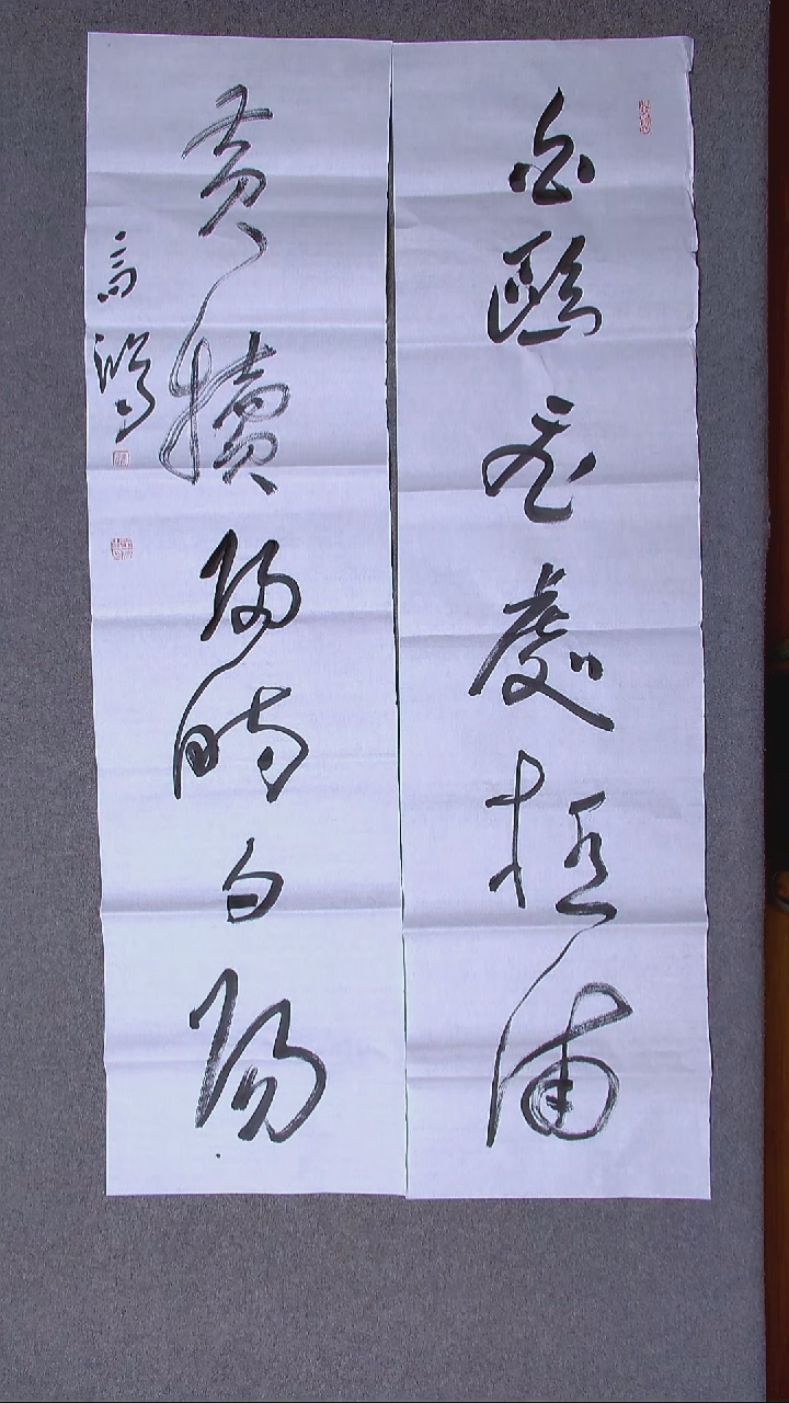 书法王高生 福建漳州 四尺对联