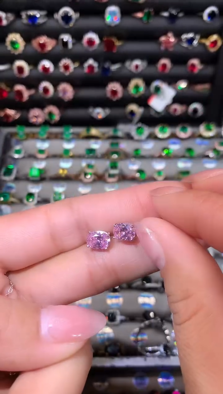 【闪购商品】蓝宝石戒指银S925镶嵌68