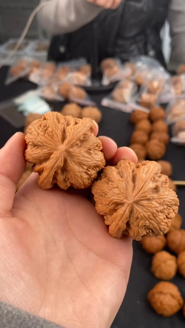 【闪购商品】文玩核桃把件大粗筋43-x355