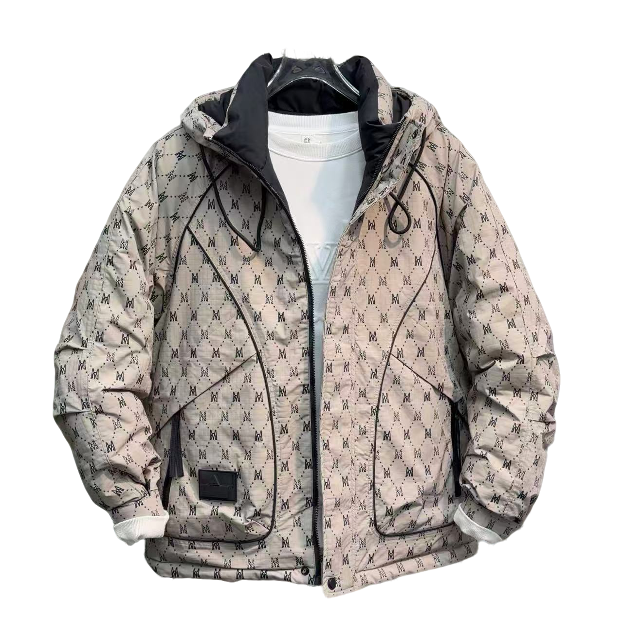 冬季大棉爆款外套潮男高品质外套休闲百搭时尚宽松连帽潮流男士