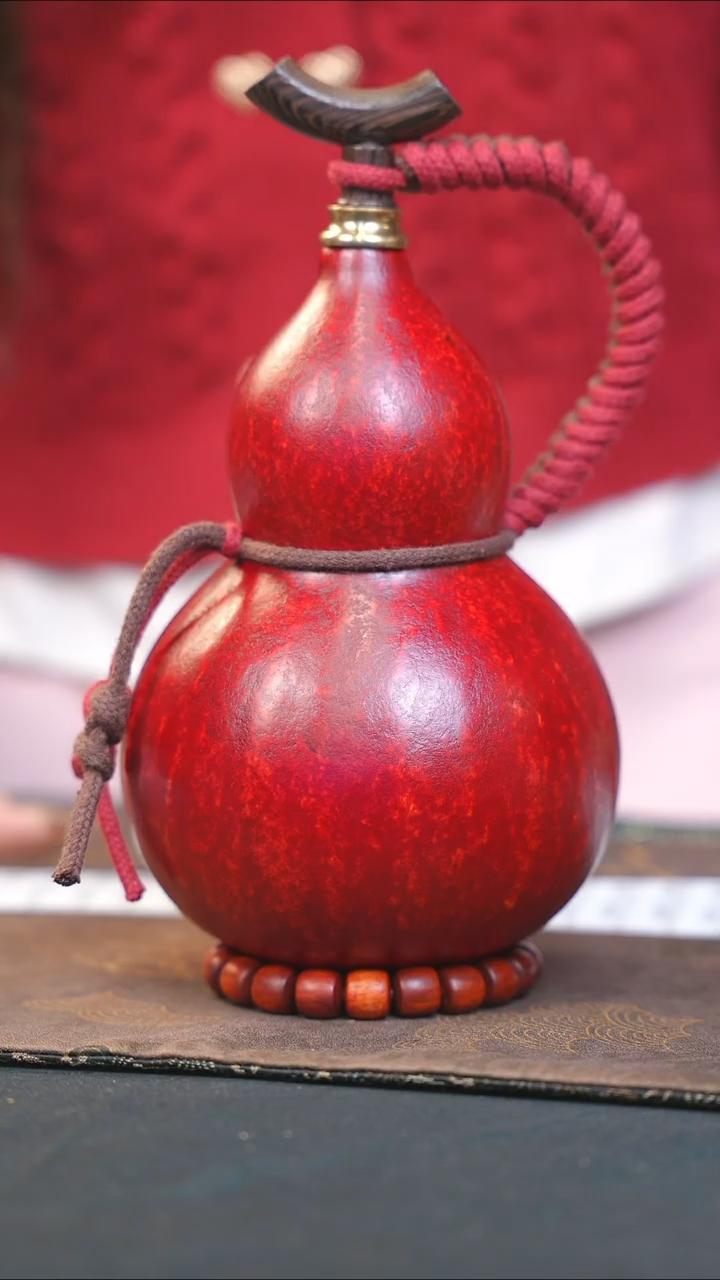 【闪购商品】WX137大漆酒葫芦不包手串及旋转底座