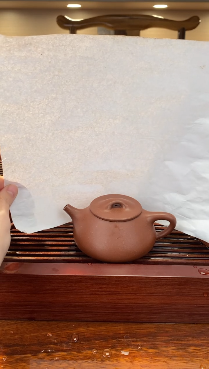 【闪购商品】紫砂茶壶紫泥景舟石瓢200CC