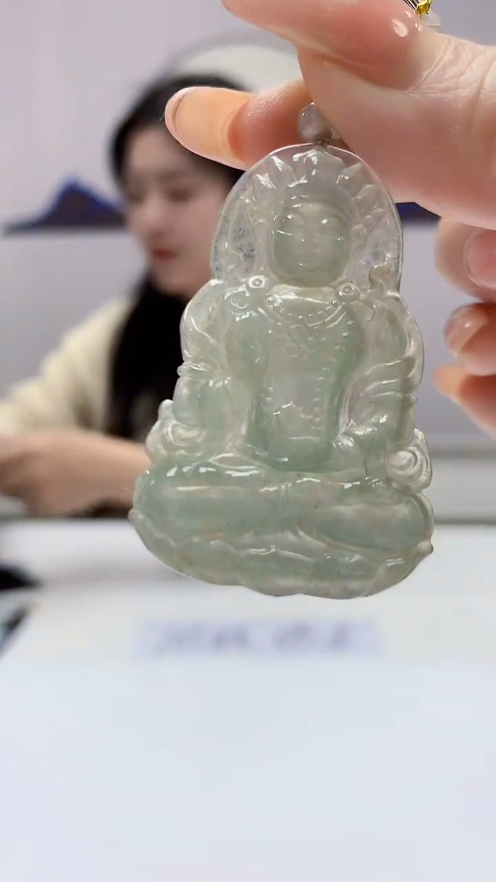 【闪购商品】定制翡翠未镶嵌0405DD-毛货挂件31