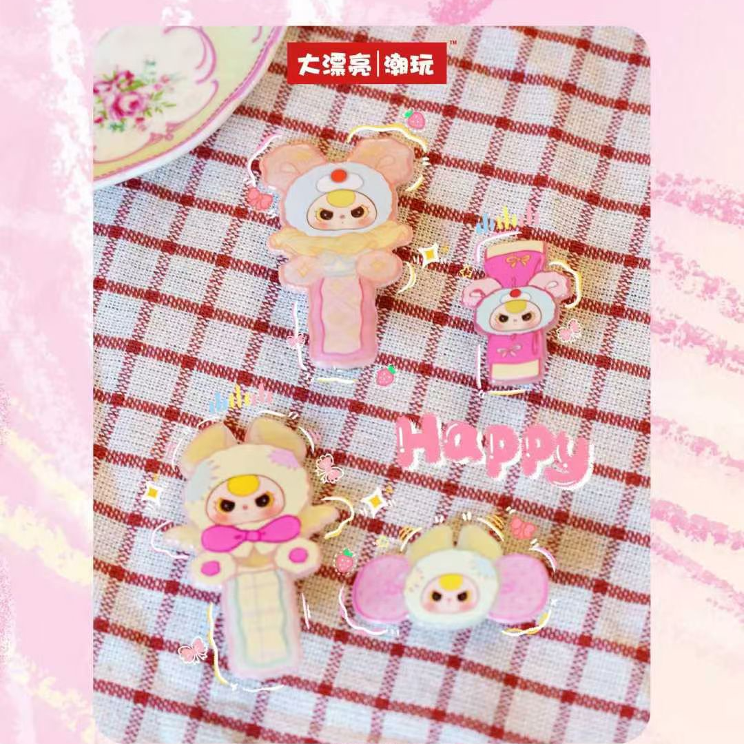 【后三位找老大】娃三岁发夹-潮玩摆件盲盒