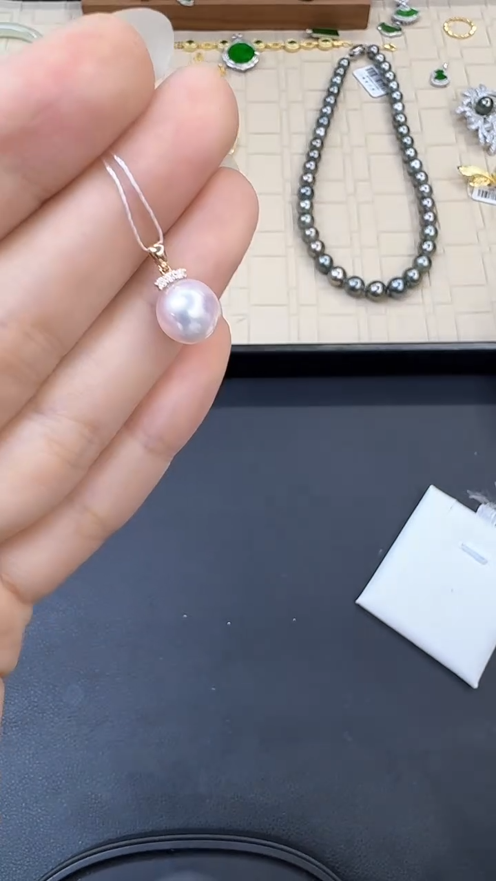 【闪购商品】海水珍珠吊坠18K金镶嵌X0216-532-146/18k